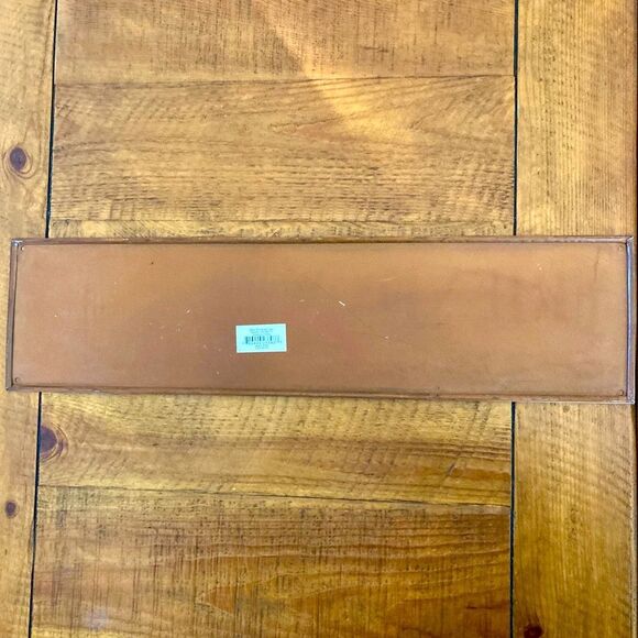 Friends Welcome Relatives By Appointment Distressed Metal Sign Red 19.5" x 5" - Picture 2 of 3